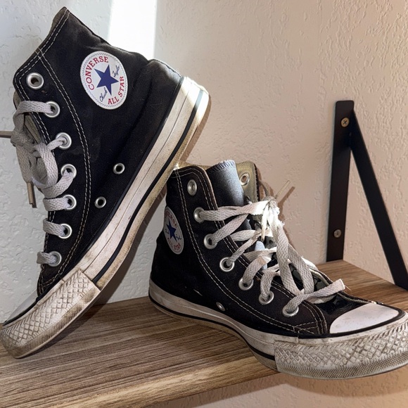 Converse Shoes - Converse Kids Black and White High-Top Sneakers